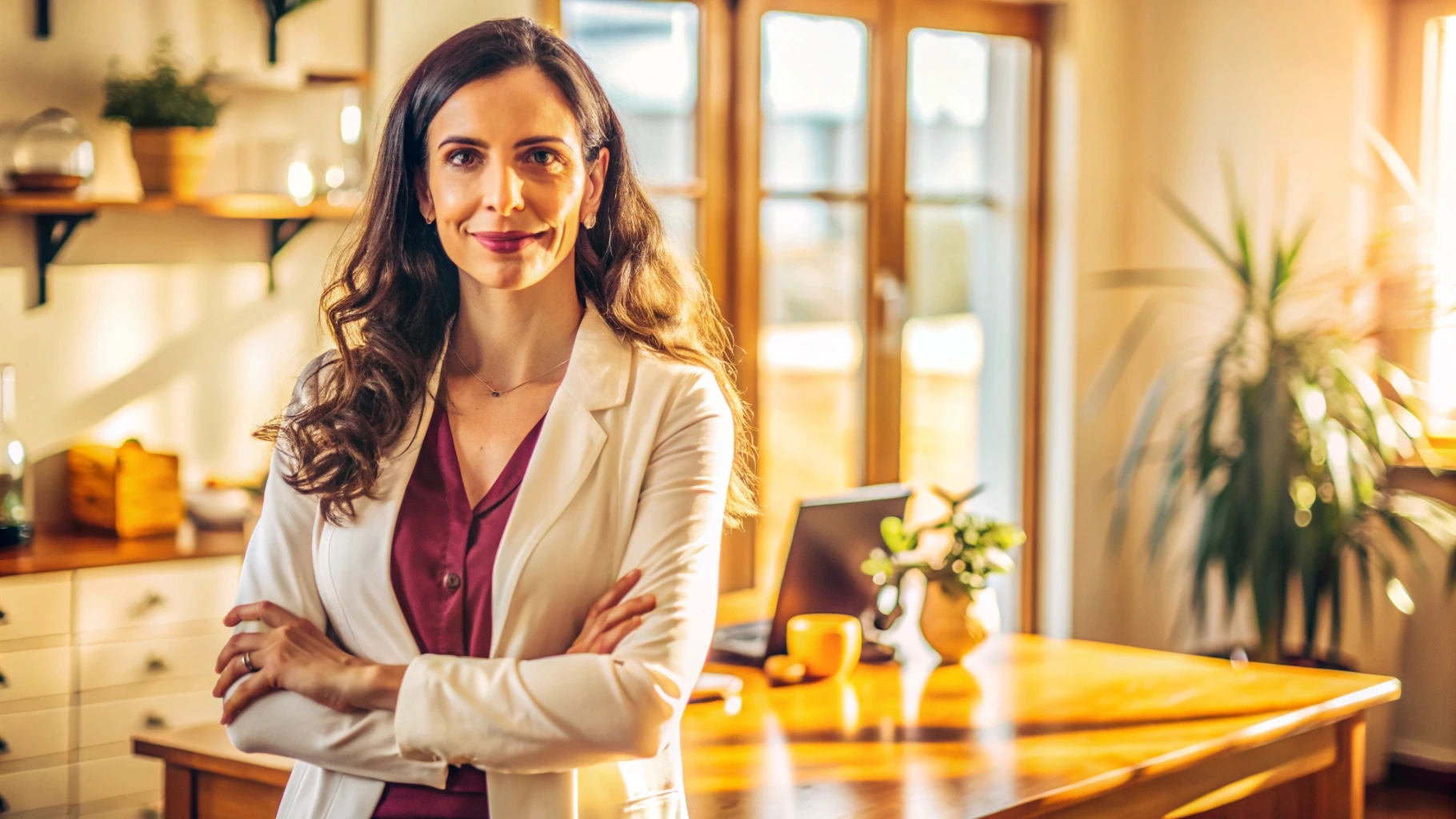 Helena Barcellos, nutricionista, no consultorio